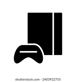 Game console icon design template