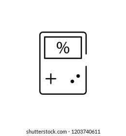 game console icon. Element of cyber monday icon for mobile concept and web apps. Thin line game console icon can be used for web and mobile