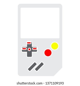 game console icon. flat style vector illustration