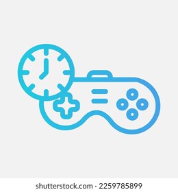 Game console icon in gradient style, use for website mobile app presentation