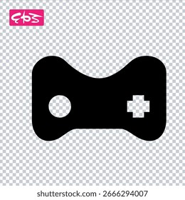 Icono de consola de juegos, ícono de mano, ícono de entretenimiento, archivo de ilustración de ícono de Vector en formato EPS