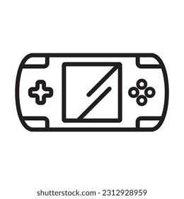 Logo-Design für das Symbol der Spielkonsole