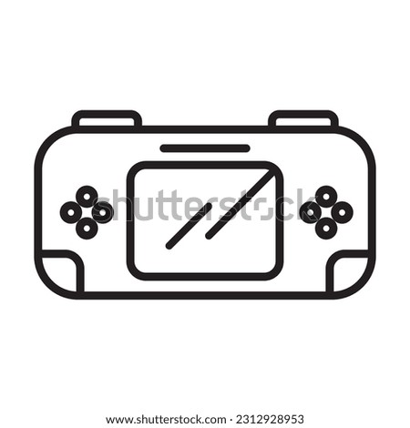 game console icon illsutration logo design