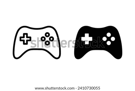 Game console icon, Joystick sign vector for web site Computer and mobile app