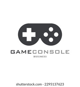 Game Console Icon Logo Design Template