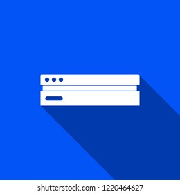 Game Console icon with shadow , sign design