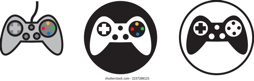 Game console icon sign symbol, vector illustration