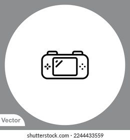 Game console icon sign vector,Symbol, logo illustration for web and mobile