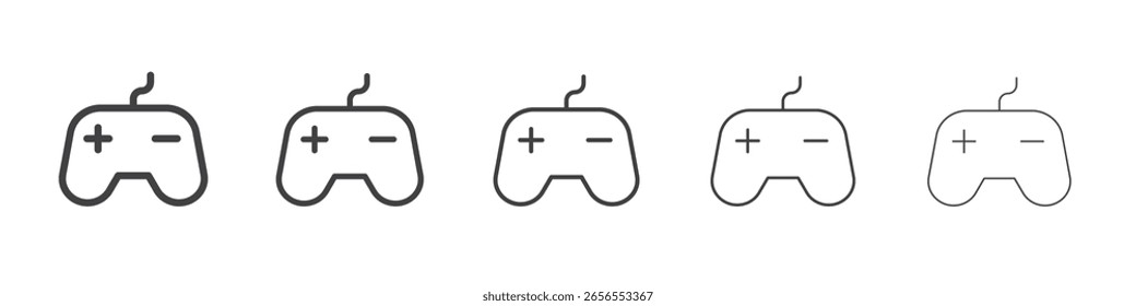 Game console icon simple illustration logo art