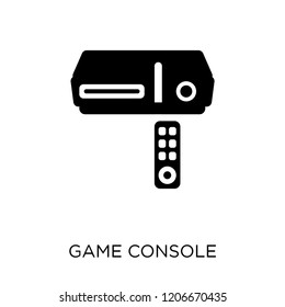 Game console icon. Game console symbol design from Entertainment collection.