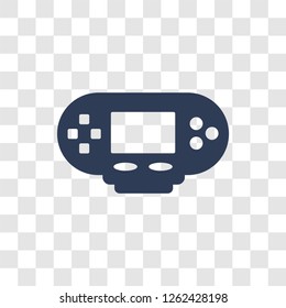 Game console icon. Trendy Game console logo concept on transparent background from Entertainment and Arcade collection