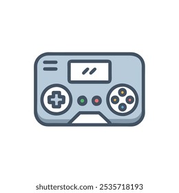 game console icon vector illustration