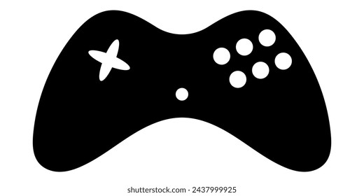 Game console icon. Video game symbol. Vector illustration isolated on background.