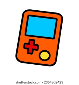Game console illustration images that can be used as logos by children or adults