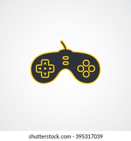 game console game joystick theme vector art illustration