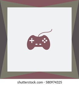 Game console joystick Vector Icon.