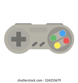 Game console joystick vector illustration