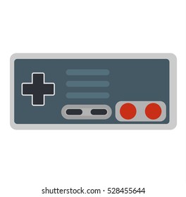 Game console joystick vector illustration