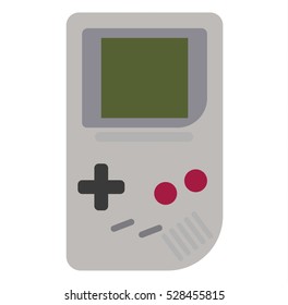 Game console joystick vector illustration