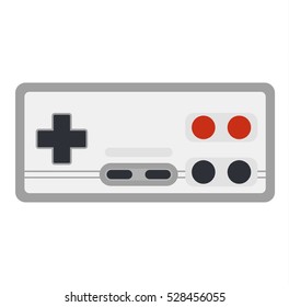 Game console joystick vector illustration