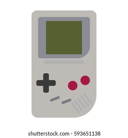 Game console joystick vector illustration