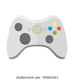 Game console joystick vector illustration