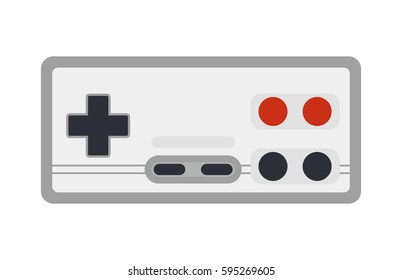 Game console joystick vector illustration