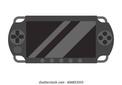 Game console joystick vector illustration