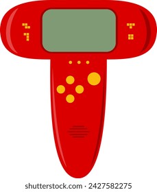 Game Console Letter Alphabet Vector Illustration