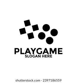 Game console logo vector, Gaming logo icon design template