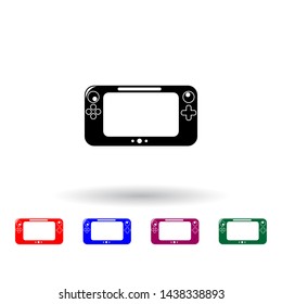 game console multi color icon. Elements of technology set. Simple icon for websites, web design, mobile app, info graphics