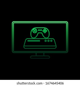 Game console nolan icon. Simple thin line, outline vector of gaming icons for ui and ux, website or mobile application