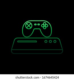 Game console nolan icon. Simple thin line, outline vector of gaming icons for ui and ux, website or mobile application