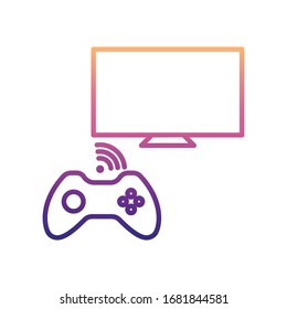 game console nolan icon. Simple thin line, outline vector of New Technologies icons for ui and ux, website or mobile application