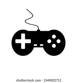 Game console on white background. Vector illustration.