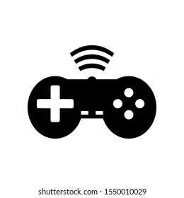 Game console on white background. Vector illustration.