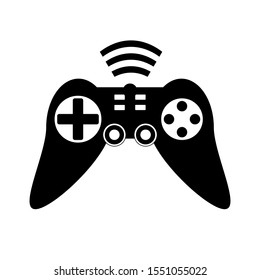 Game console on white background. Vector illustration.