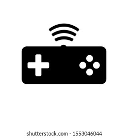Game console on white background. Vector illustration.