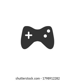 Consola de juego con fondo blanco. Ilustración vectorial.