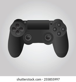 Game Console on the white background. Vector illustration.