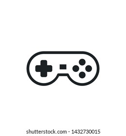 Game Console Outline Style Vector Illustration Stock Vector (Royalty ...
