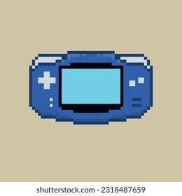 game console portable pixel art