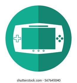 game console portable play device shadow