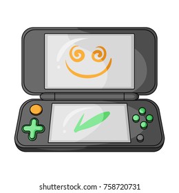 Game console single icon in cartoon style for design.Car maintenance station vector symbol stock web illustration.