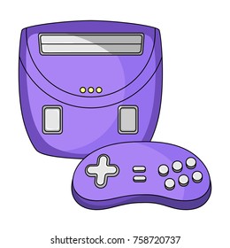 Game console single icon in cartoon style for design.Car maintenance station vector symbol stock web illustration.