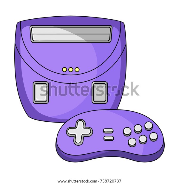 Game\
console single icon in cartoon style for design.Car maintenance\
station vector symbol stock web\
illustration.