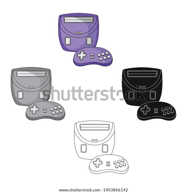 Game console single icon in\
cartoon,black,black,outline style for design.Car maintenance\
station vector symbol stock web\
illustration.