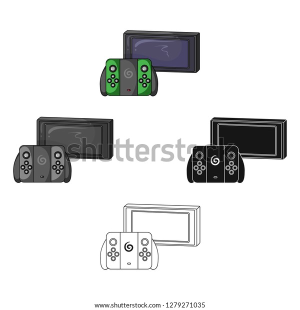 Game console single icon in\
cartoon,black,outline style for design.Car maintenance station\
vector symbol stock web\
illustration.