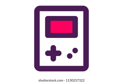 game console, two color icon