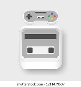 Game console vector 